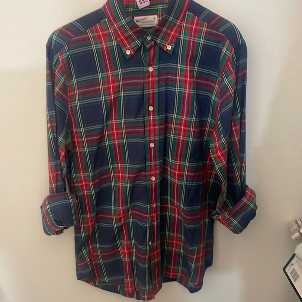 GANT Mens Flannel Button Down.  Size M.  Like New.